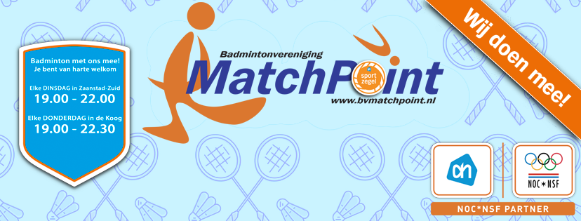 BV Matchpoint AH actie banner